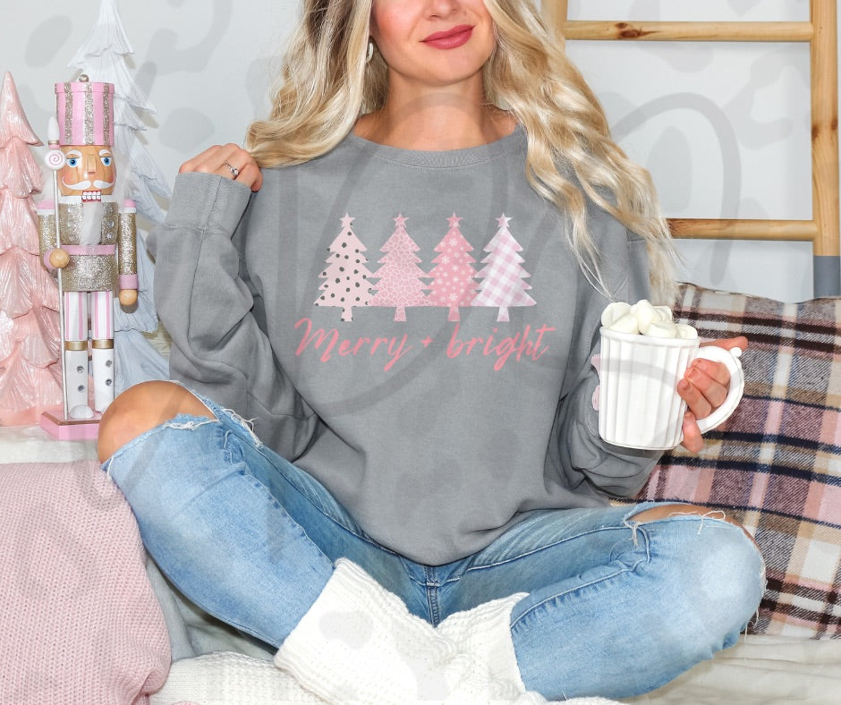 Pink Merry and Bright Christmas