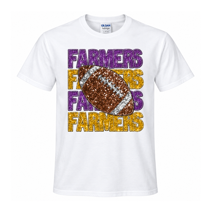 Farmers Football Shirt – Adult, Youth & Toddler Game Day Tee