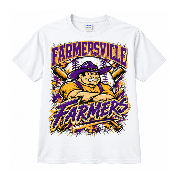 Farmersville Farmers Grit Baseball Tee – Adult, Youth & Toddler