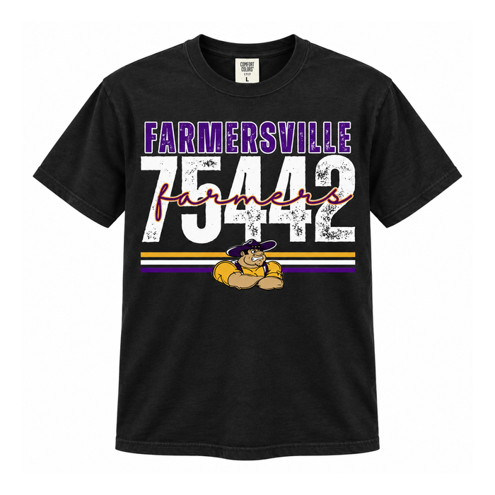 Farmersville 75442 Tee – Adult, Youth & Toddler