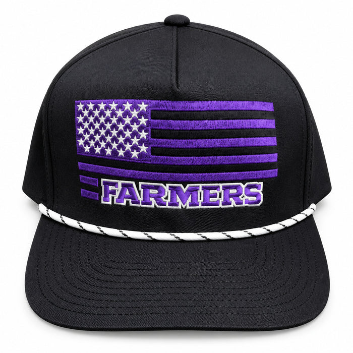 Farmersville Farmers Flag Rope Hat – Luna