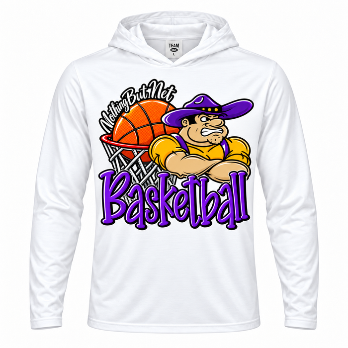 Farmersville Farmers Basketball Performance Hooded Shirt – Adult & Youth