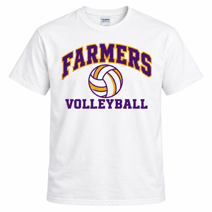 Farmersville Farmers Varsity Volleyball Tee – Adult, Youth & Toddler