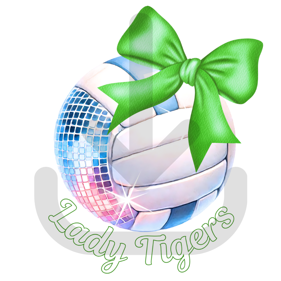 Lady Tigers Volleyball Artwork – Instant Digital Download