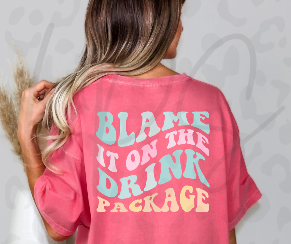 Blame It On The Drink Package Shirt