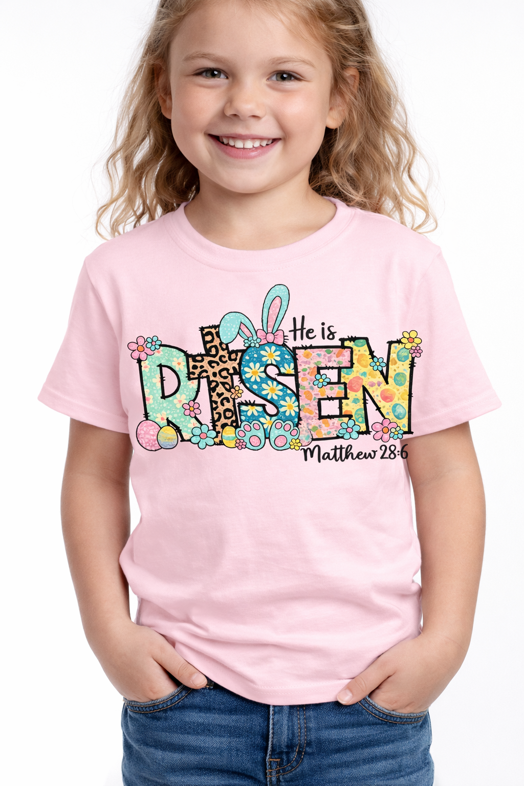 He Is Risen T-Shirt | Christian Easter Graphic Tee