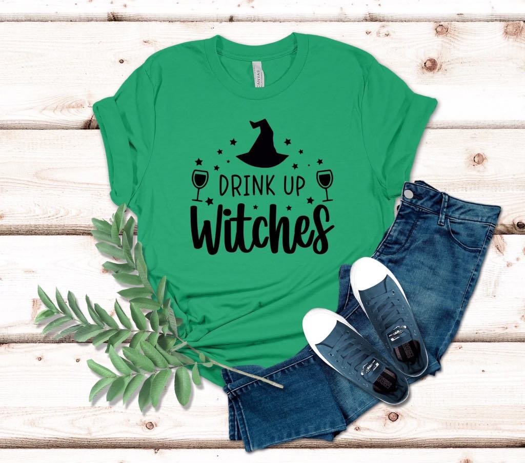 Drink Up Witches T-Shirt – Funny Halloween Party Graphic Tee