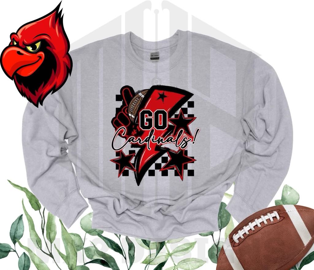 Go Cardinals Sweatshirt – Cozy Game Day Fan Spirit Crewneck