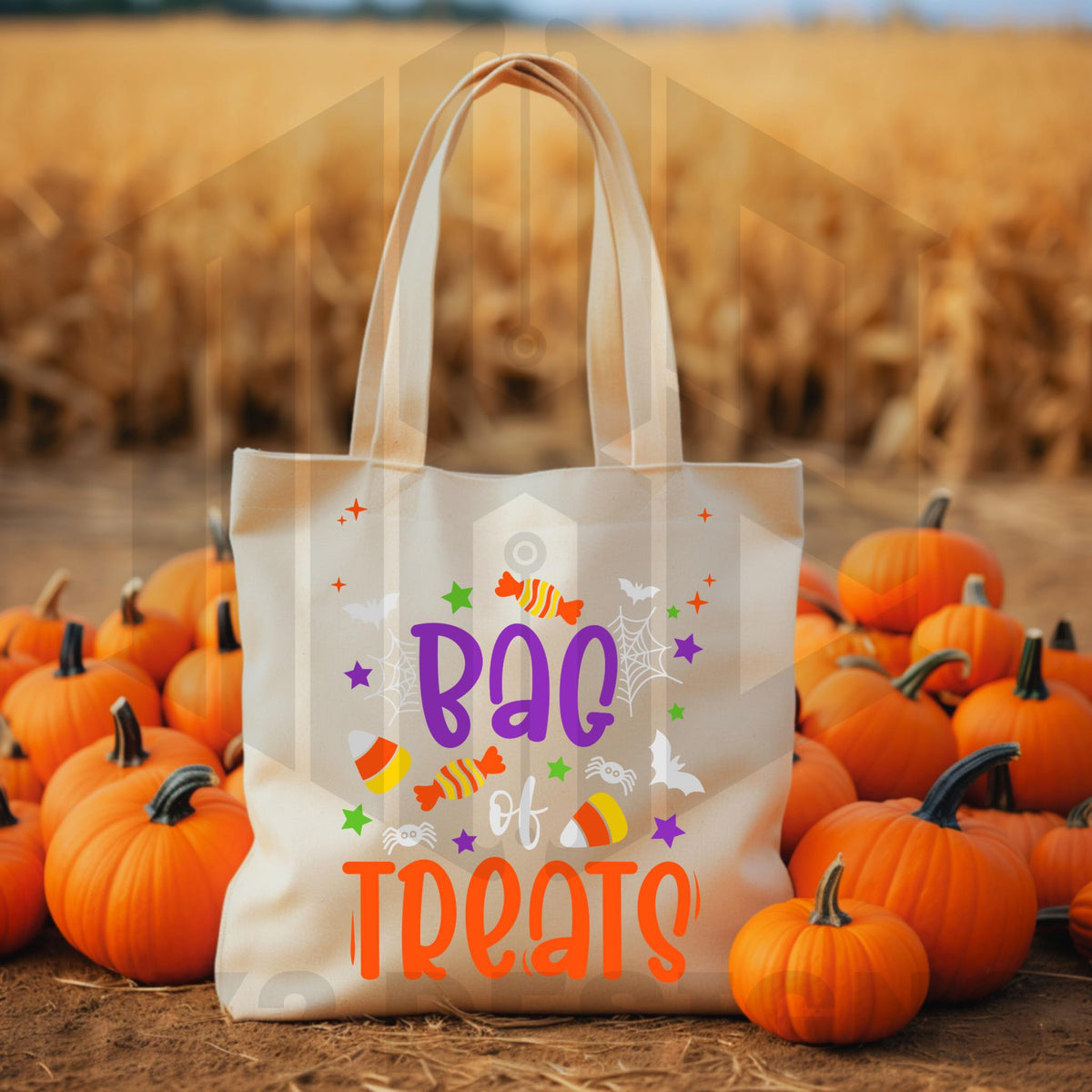 Personalized Trick or Treat Bags – Custom Halloween Tote