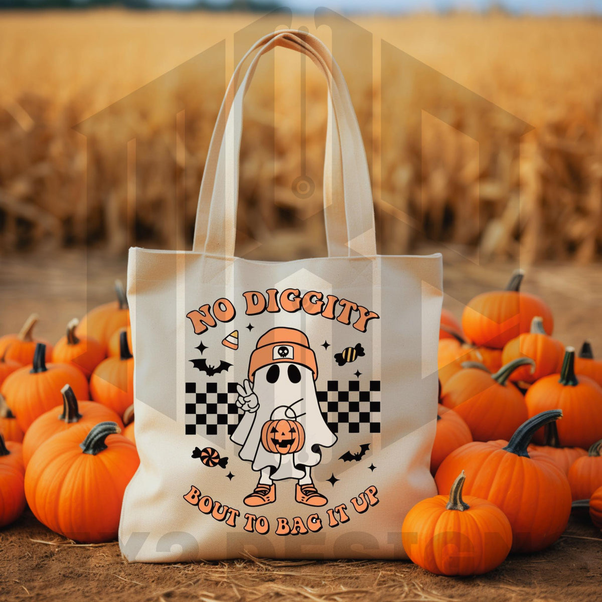 Personalized Trick or Treat Bags – Custom Halloween Tote