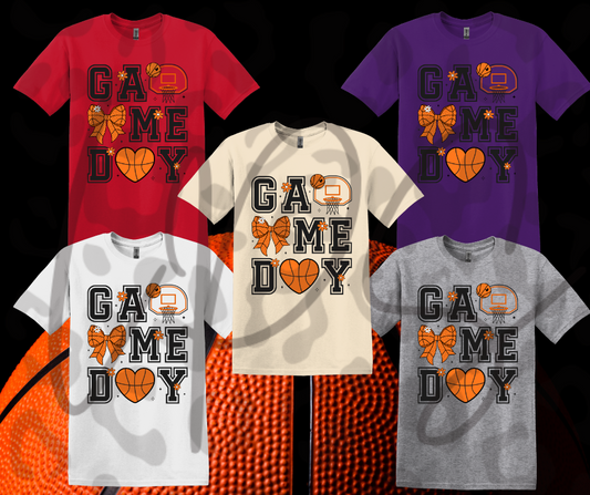 Basketball Game Day with Bows Shirt