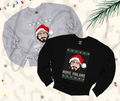 Home Malone Crewneck – Funny Christmas Movie Parody Holiday Sweatshirt