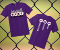 Personalized Baseball Mom Tee – Front Glam Back Story Pure Diamond Fence Pride