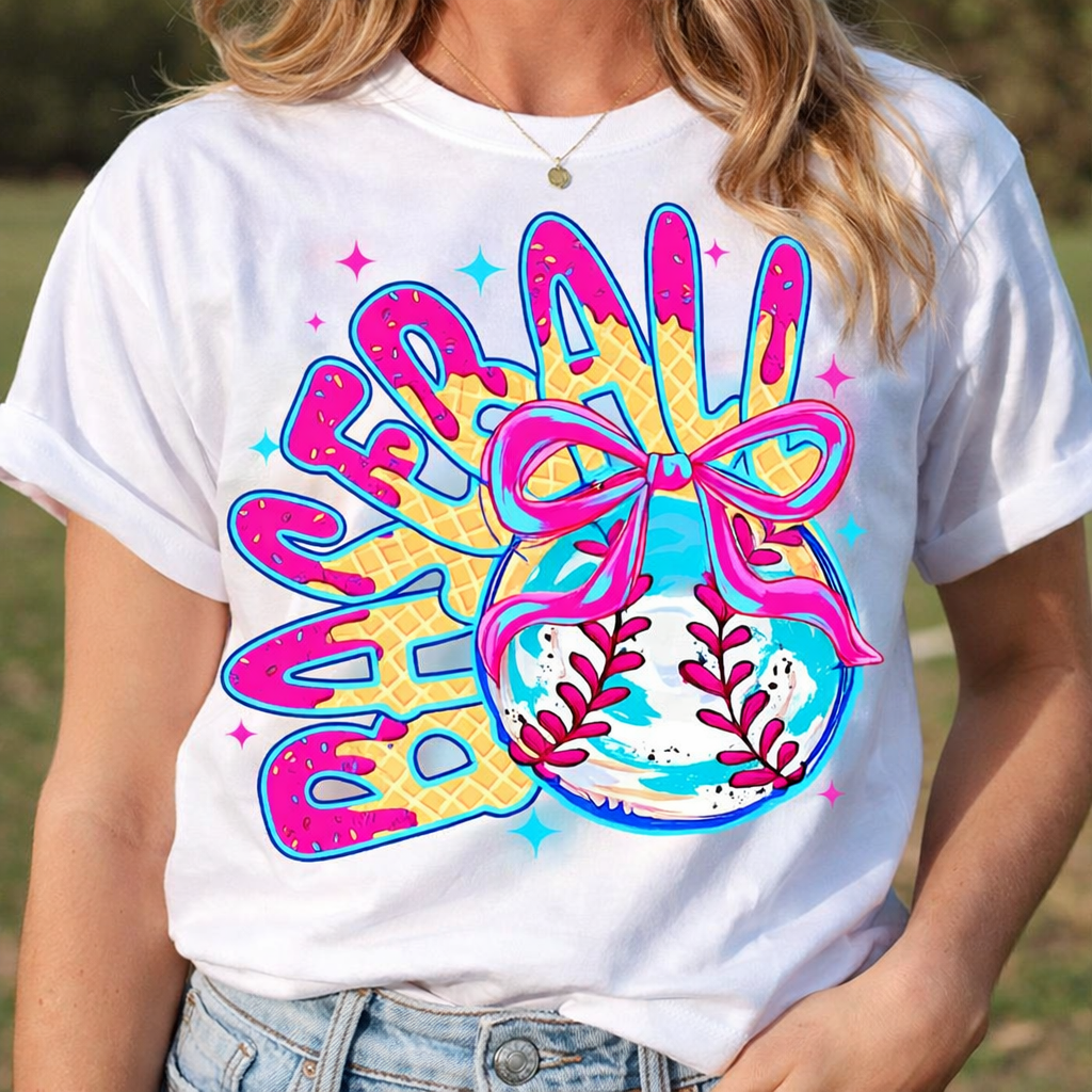 Baseball Drip Shirt | Trendy Baseball Graphic Tee