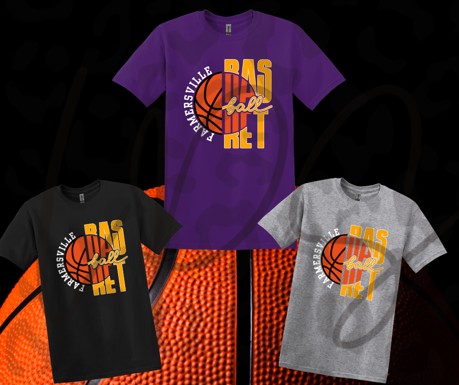Farmersville Basketball Shirt – Vintage Team Pride Game Day Tee
