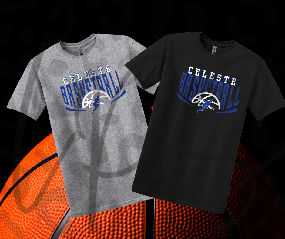 Celeste Blue Devils Basketball Shirt – Bold Game Day Fan Tee
