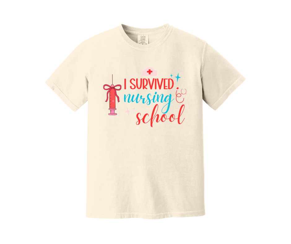 I Survived Nursing School Shirt – Proud Graduate Tee