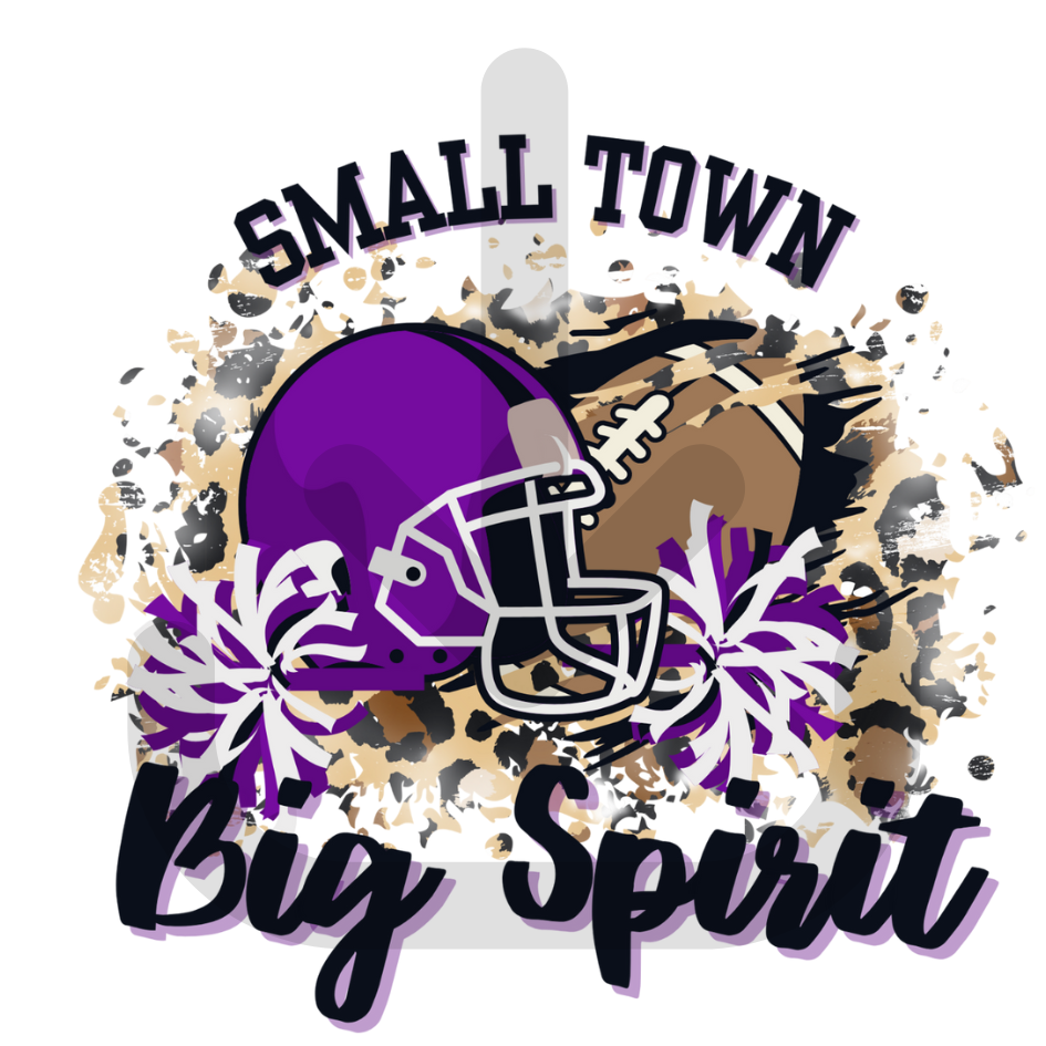 Small Town Big Spirit Downloadable Artwork – Community Pride Design