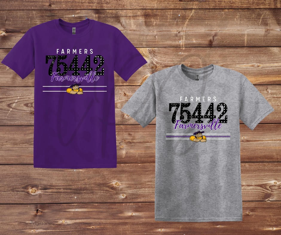 75442 Farmersville Farmers Shirt – Proud Local Team Fan Tee