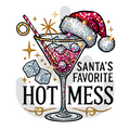 Santa's Favorite Hot Mess Downloadable Artwork – Funny Holiday Design