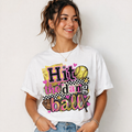 Hit The Dang Softball Shirt | Funny Softball Graphic Tee