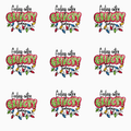 Feeling Extra Grinchy Today PNG – Funny Christmas Quote, Red & Green Glitter Text, Holiday Lights Sublimation Design, Digital Download