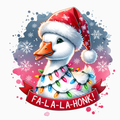 Fa‑La‑La‑La‑Honk – Funny Goose Christmas PNG