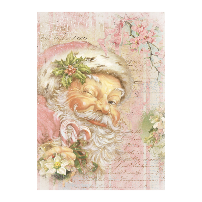 Santa’s Vintage Christmas Art – Retro Holiday Downloadable Artwork | Festive Wall Art & Craft Design