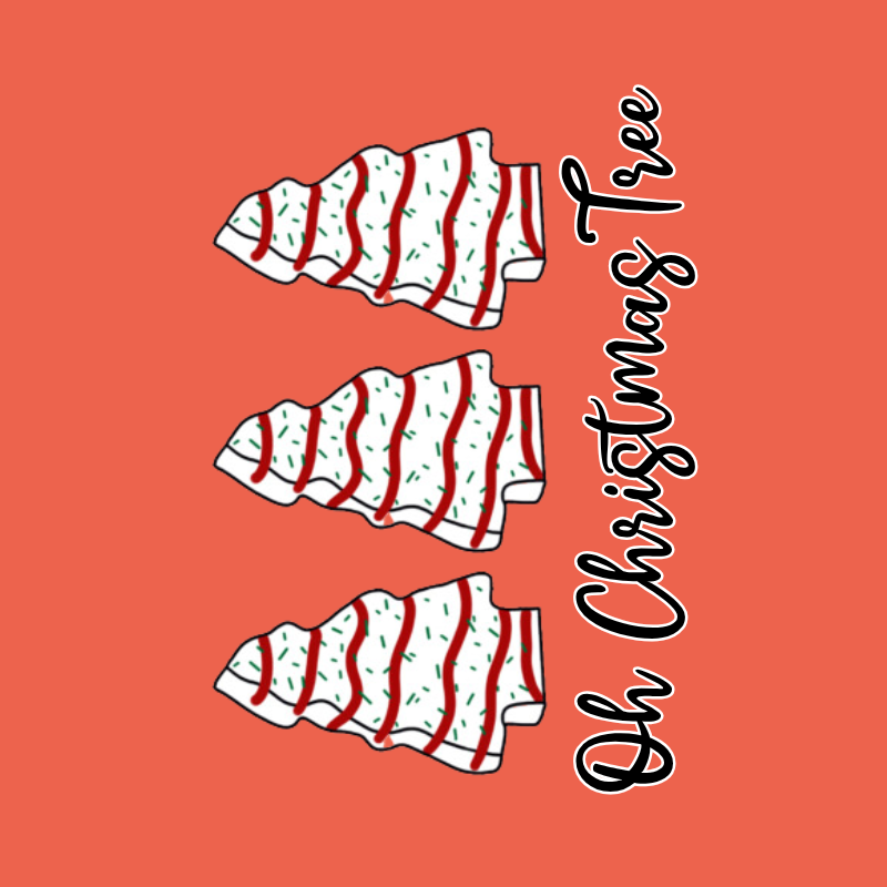 Oh Christmas Tree – Modern Christmas Tree PNG | Festive Holiday Downloadable Artwork for Crafts & Apparel