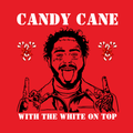 Candy Cane With the White on Top PNG – Funny Christmas Rap‑Style Design, Holiday Sublimation Clipart, Festive Digital Download