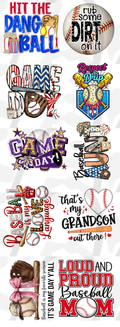 Baseball Gang Sheet