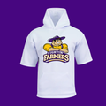 Youth Short Sleeve Fleece Fightin' Farmers Hoodie