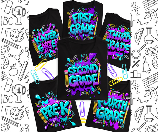 Back to School Grade Level Shirt