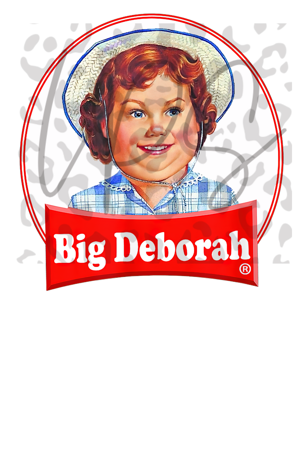 Big Deborah DTF Transfer – Bold Custom Apparel Design