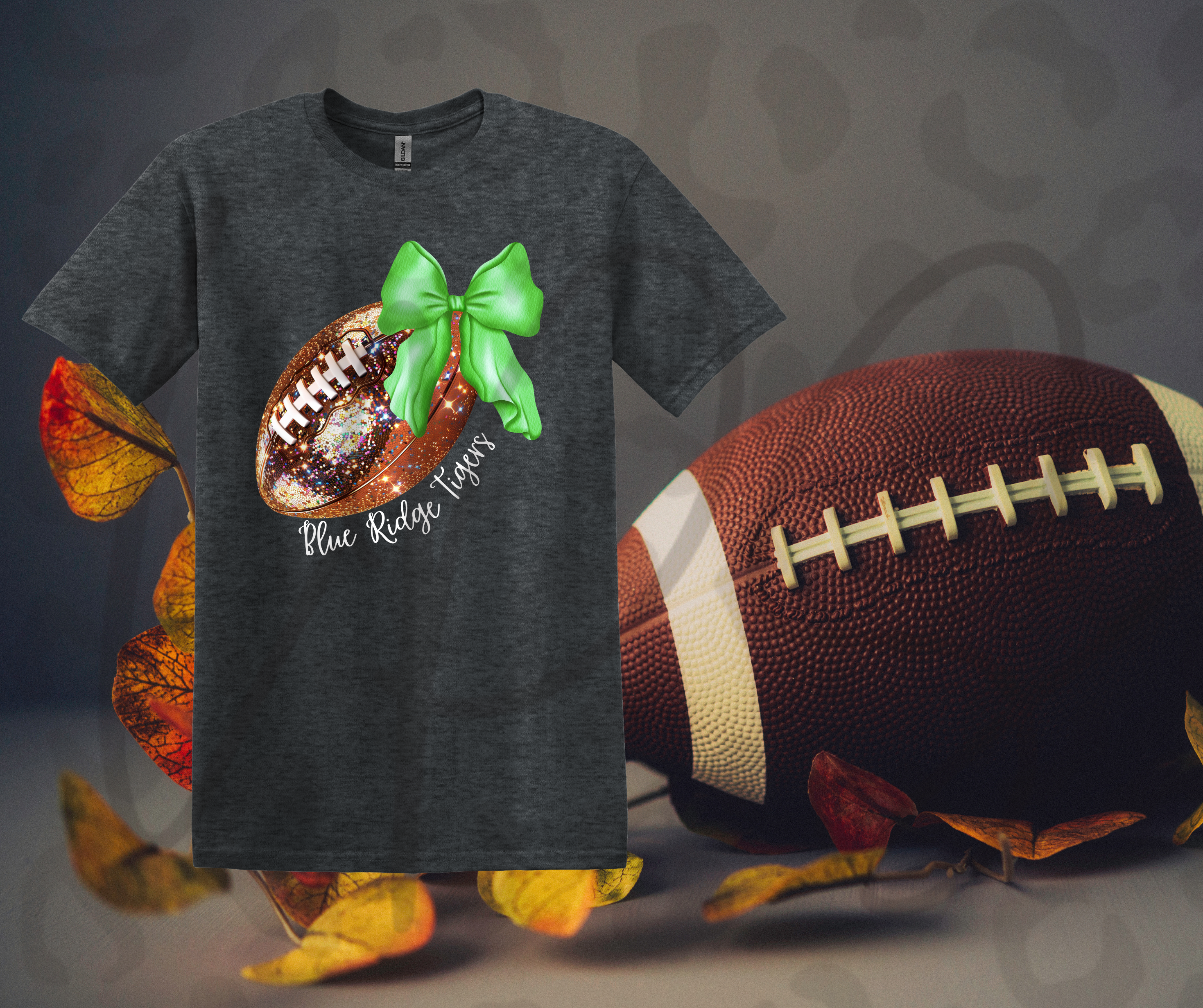 Blue Ridge Tigers Bow Shirt – Cute School Spirit Fan Tee