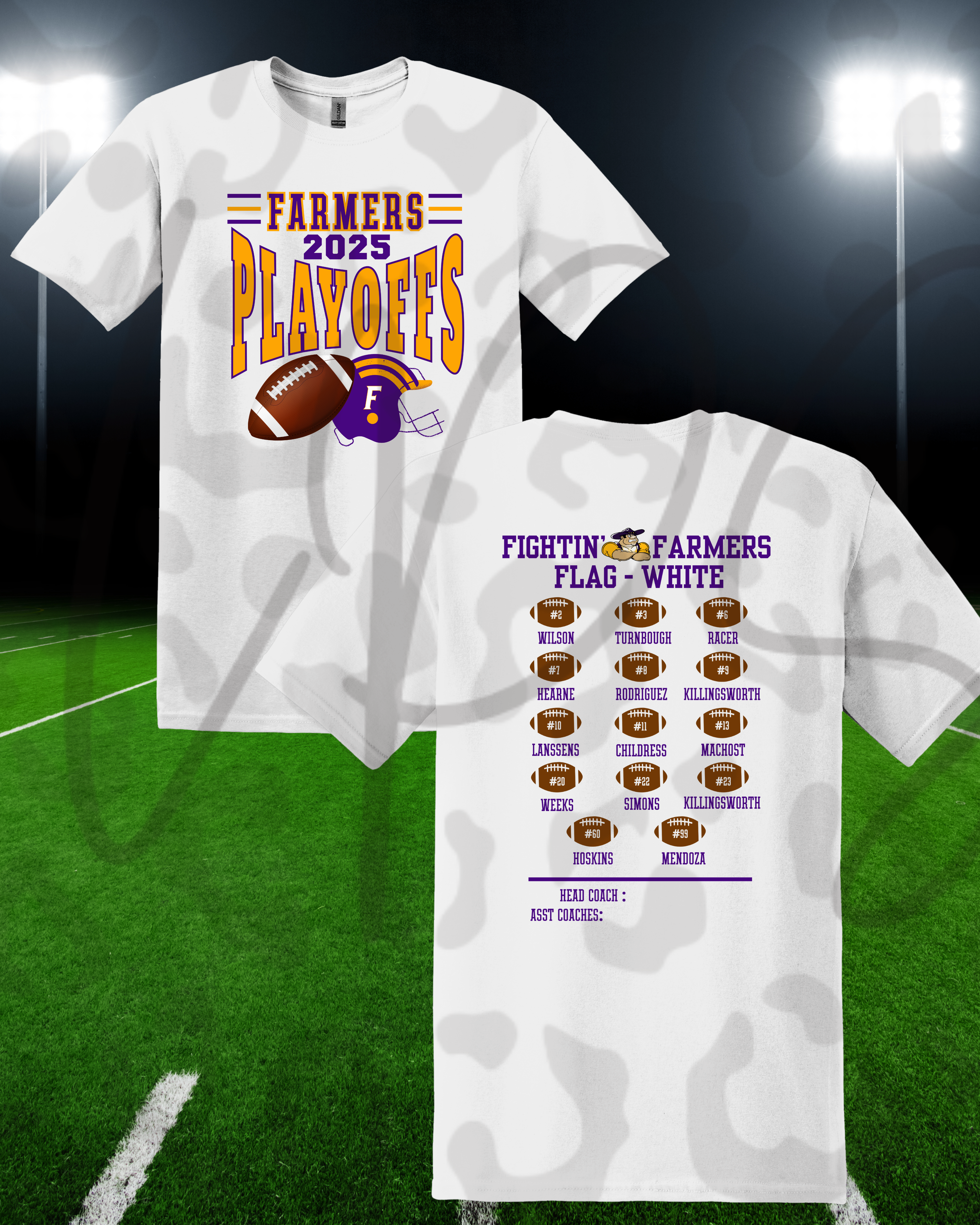 Farmers 2025 Playoff Flag Shirt – Championship Fan Game Day Tee