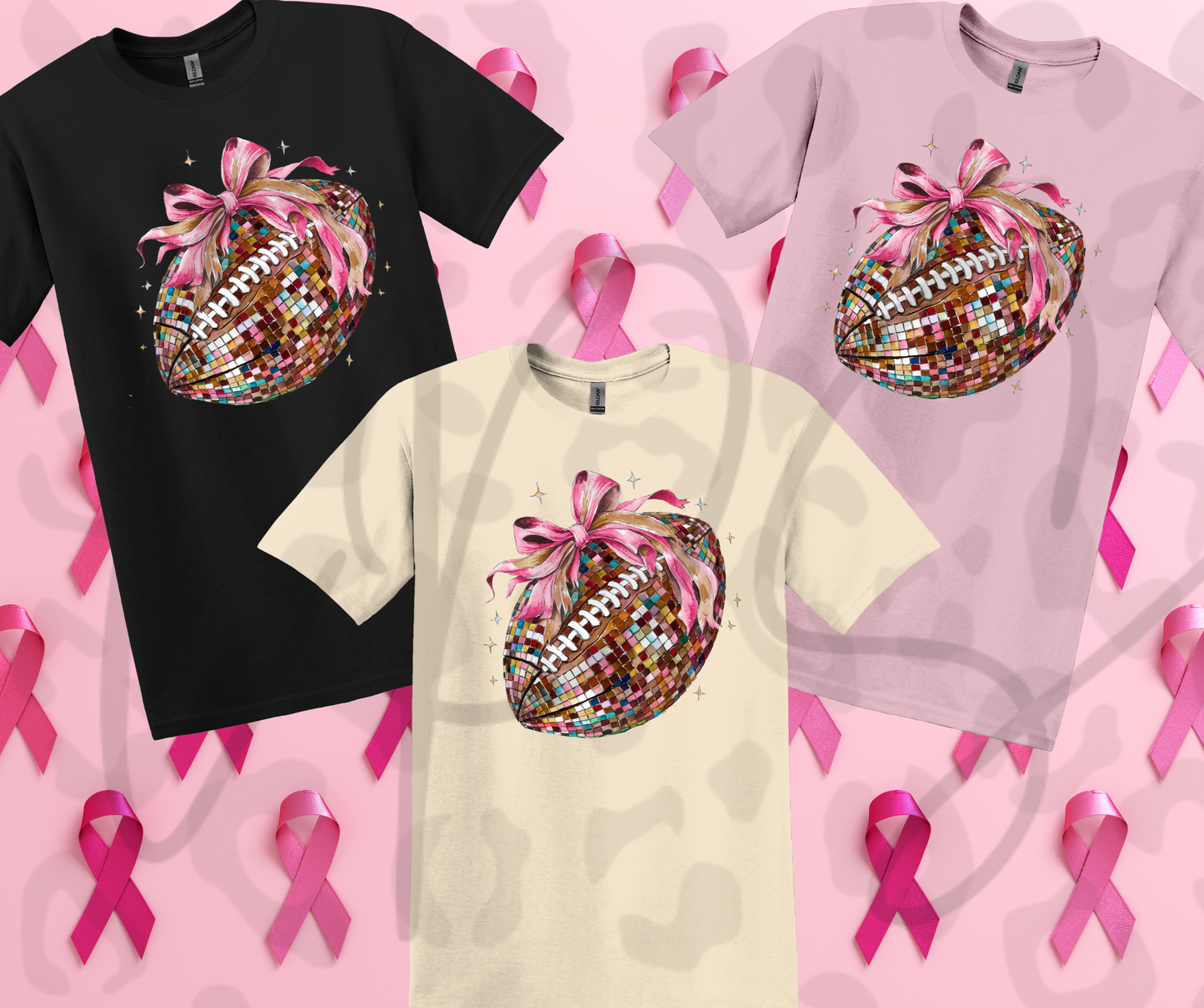 Disco Football Pink Out Shirt