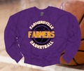 Farmers Basketball Long Crewneck – Cozy Game Day Spirit Sweatshirt