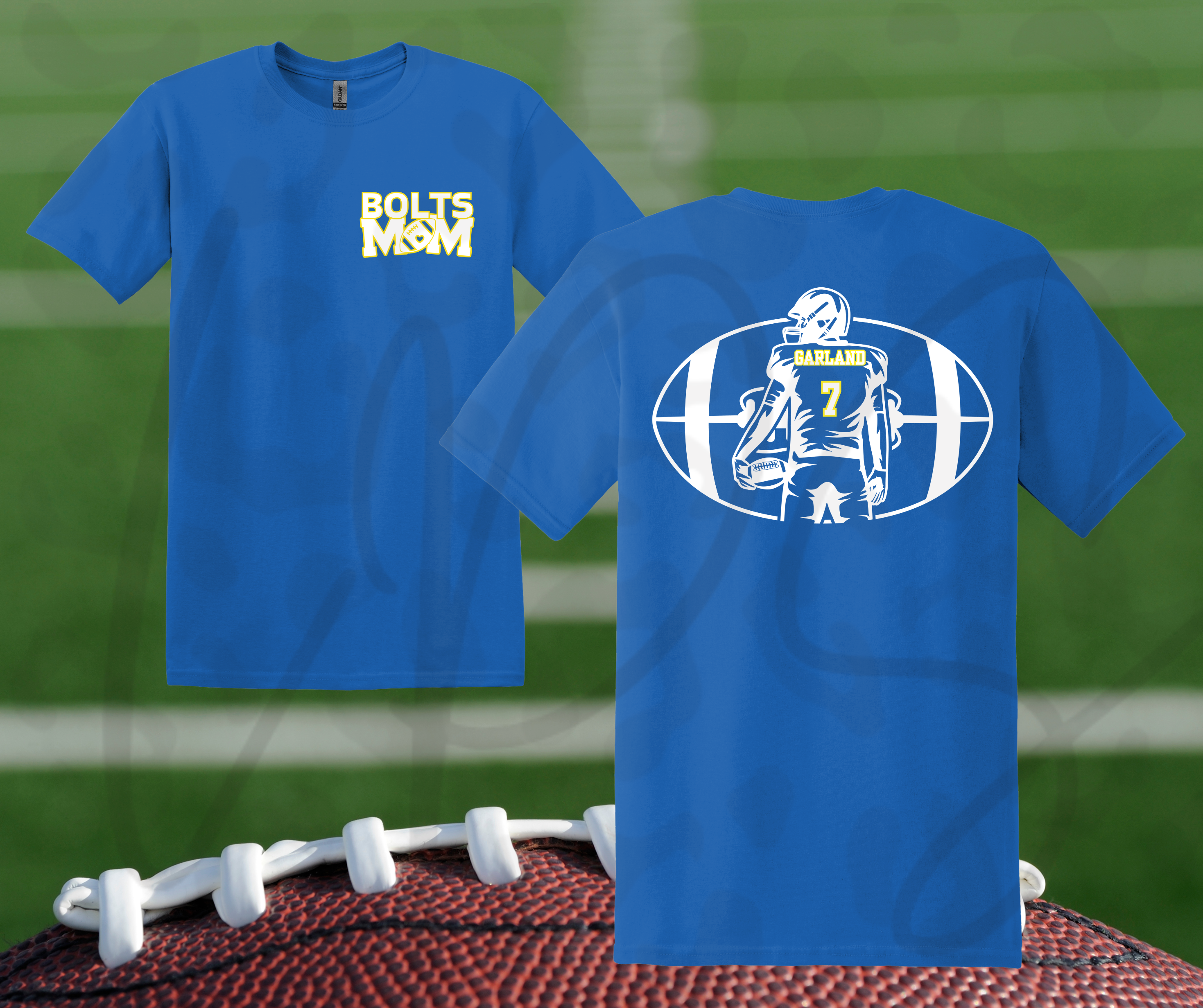 Customized Bolts Football Shirt – Personalized Game Day Fan Tee