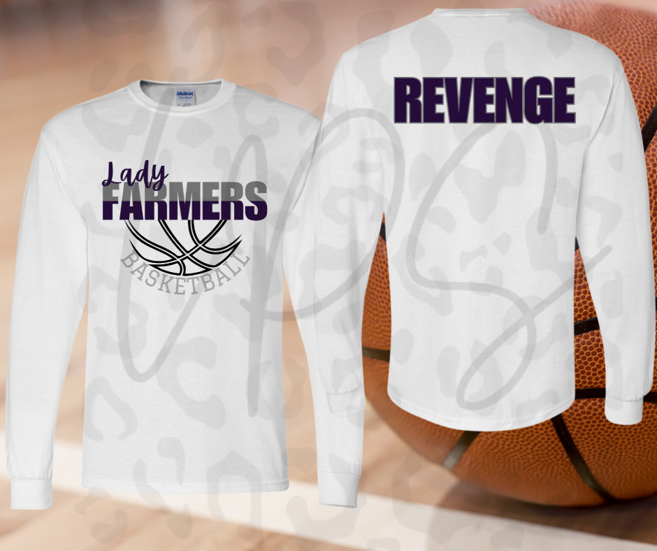 Lady Farmers Dri-Fit Long Sleeve Warm-Up Shirt – Softball Team Practice Tee