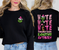 Grinch Crewneck – Hate Hate Hate Double Hate Sweatshirt