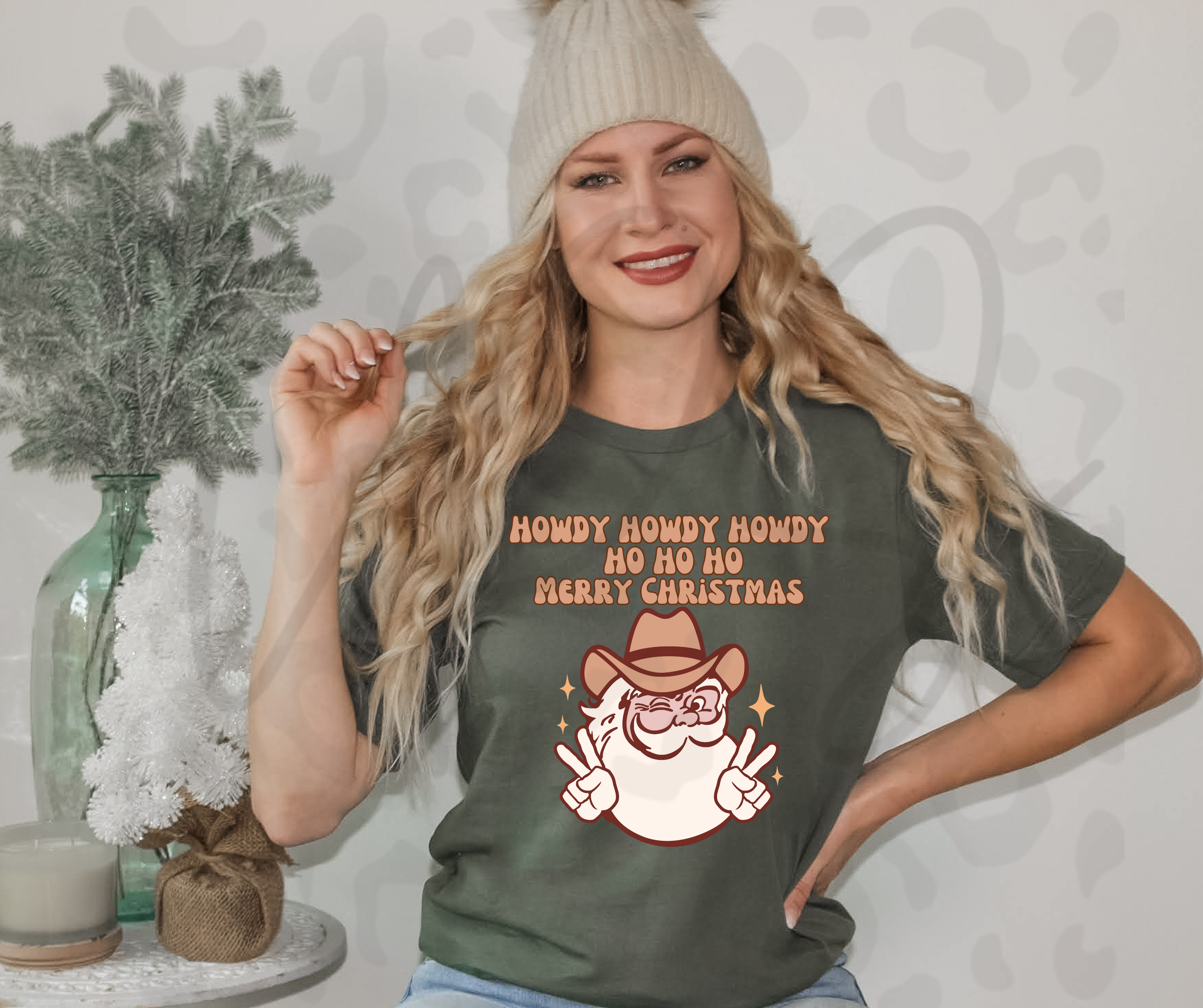 Howdy Howdy Ho Ho Ho Merry Christmas T-shirt