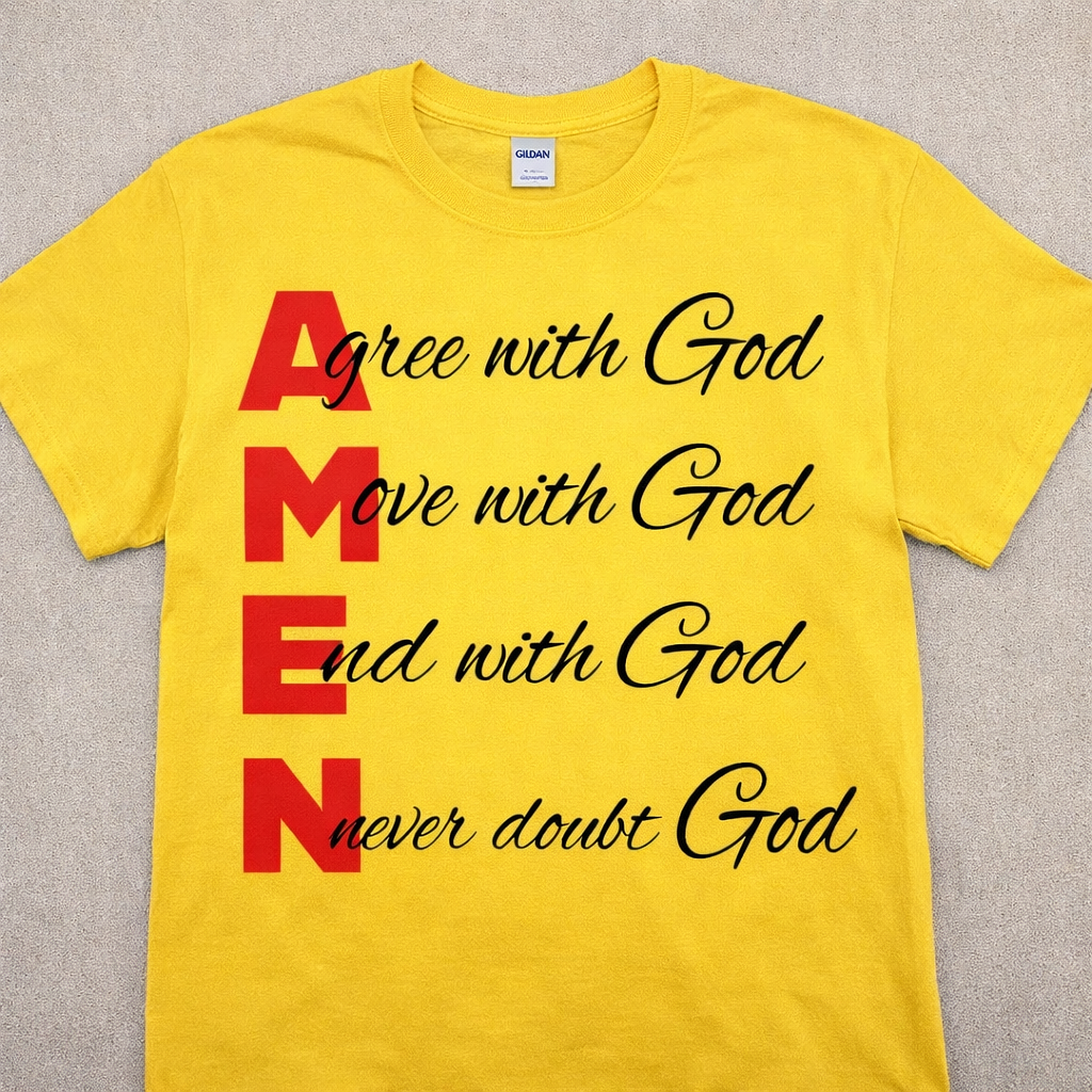Agree With God Shirt – Faith-Inspired Comfort & Style