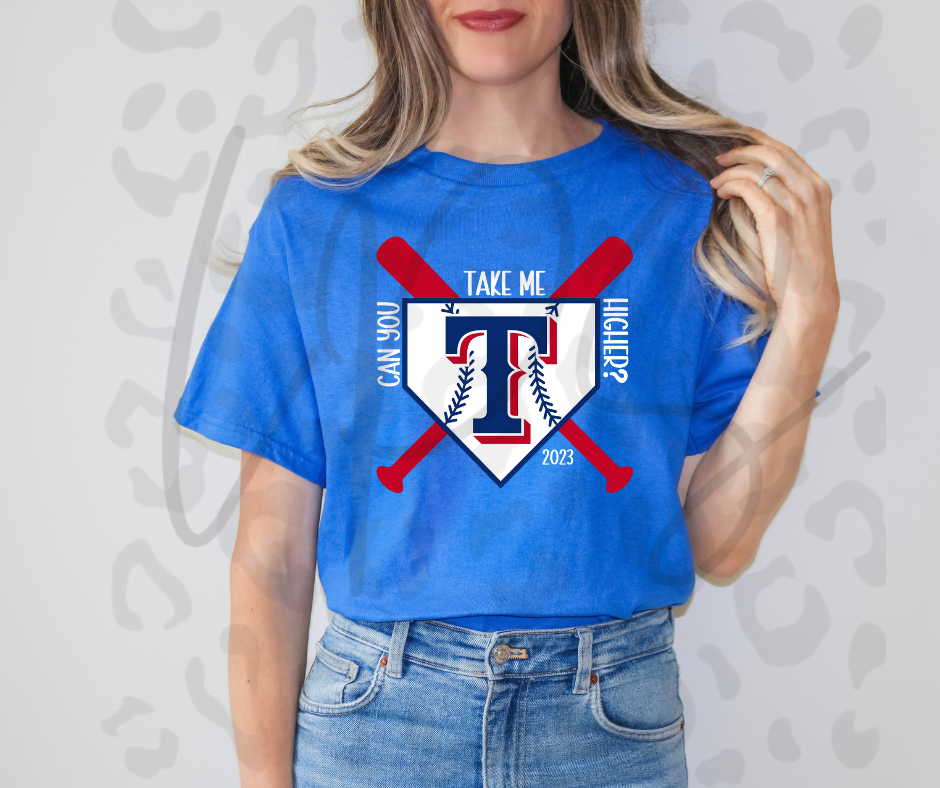 Texas Rangers Can You Take Me Higher White