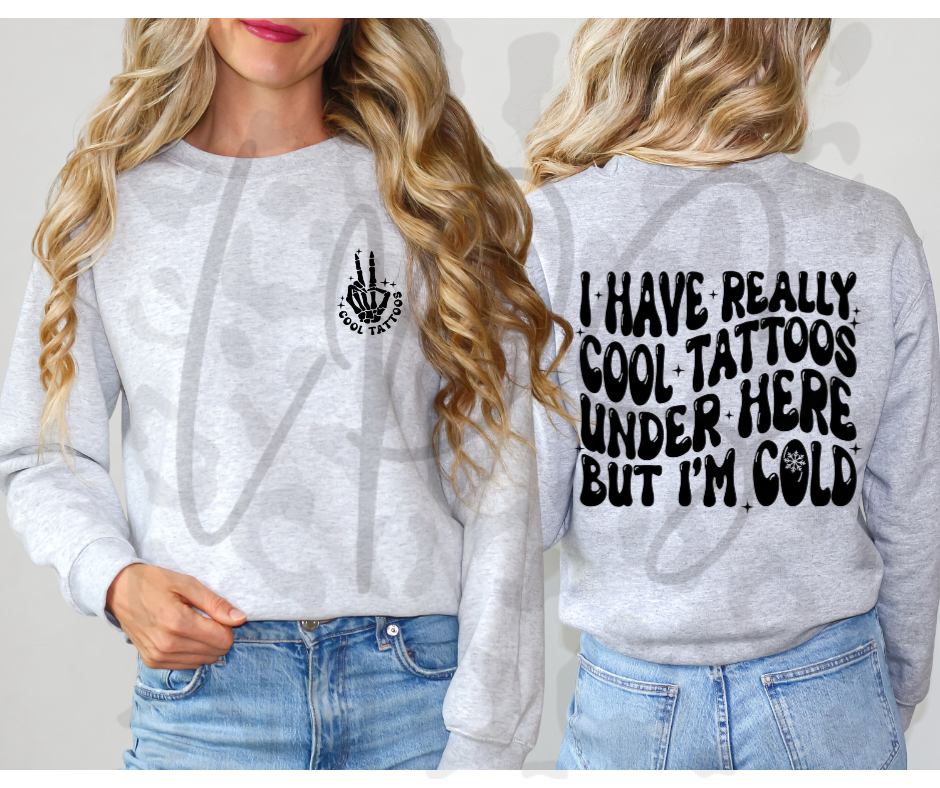 Tatted But Cold Crewneck – The Coziest Contradiction You'll Ever Wear