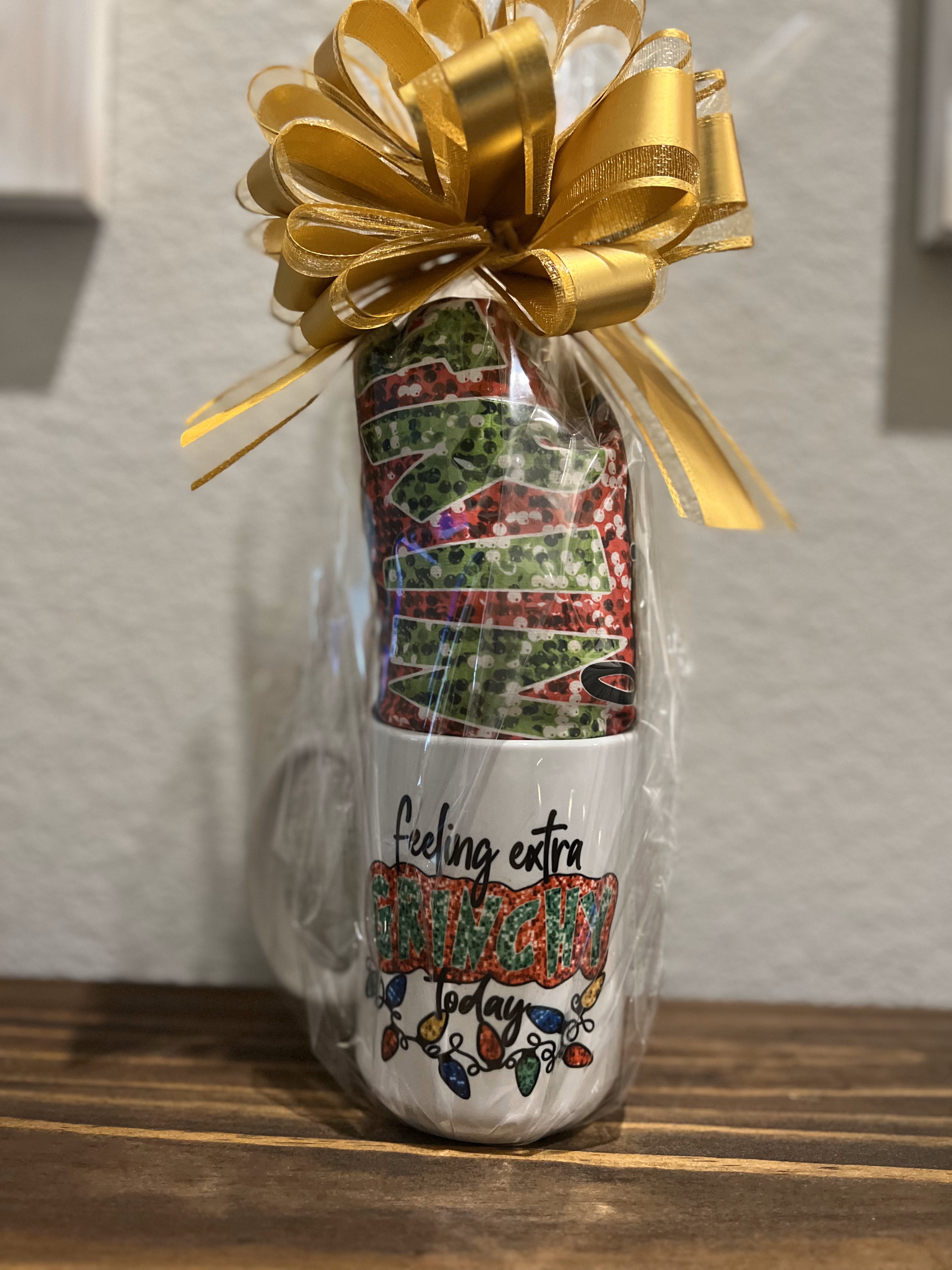Feeling Extra Grinchy T-Shirt & Mug Gift Set