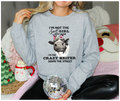 I'm Not the Sweet Girl Next Door Crewneck – Bold Attitude Graphic Sweatshirt