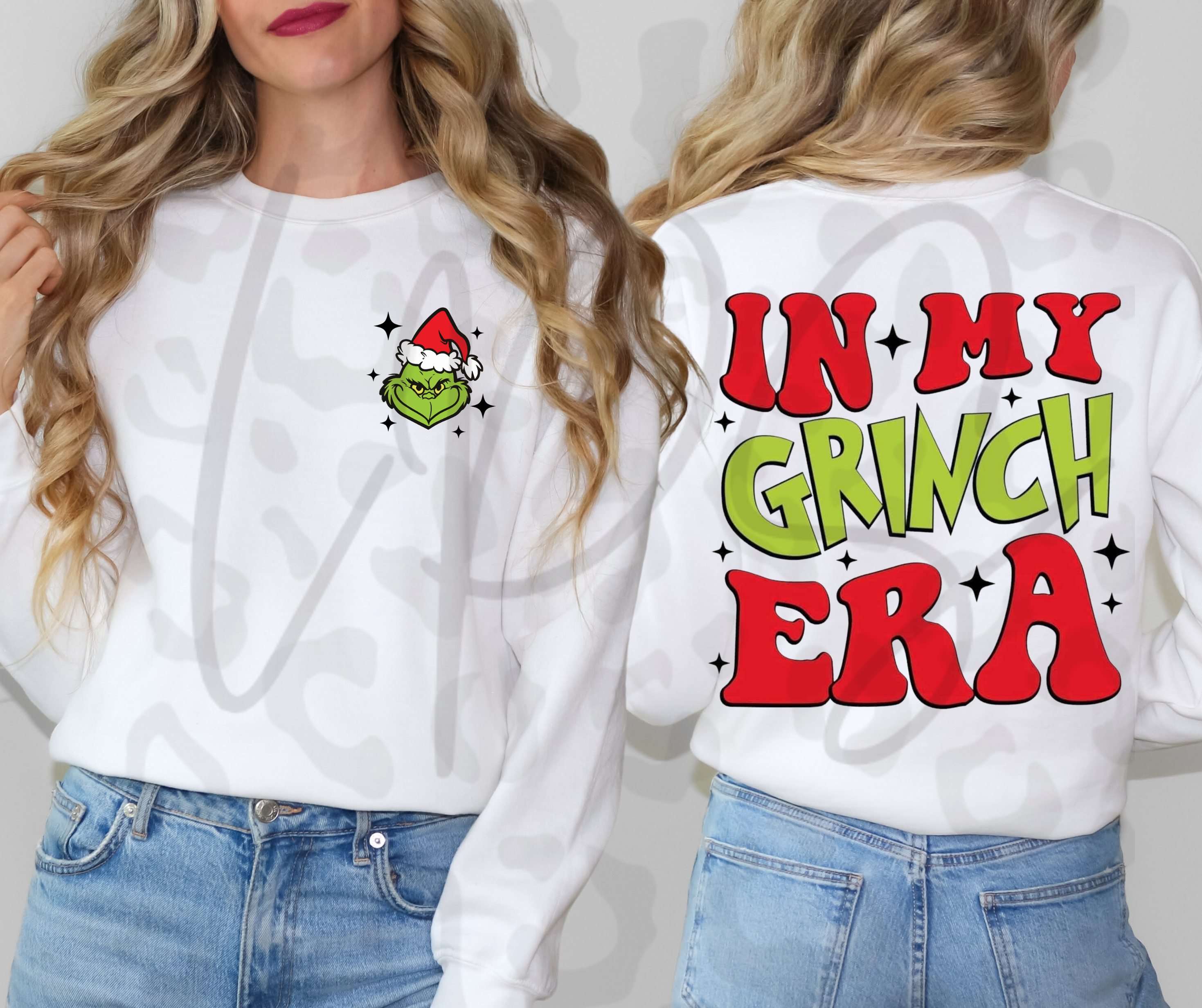 In My Grinch Era Crewneck – Funny Holiday Grinch Mood Sweatshirt