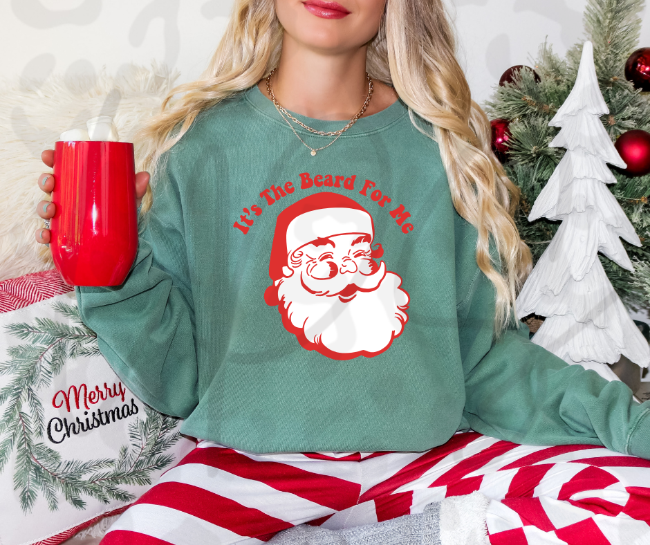 It's the beard for me Crewneck