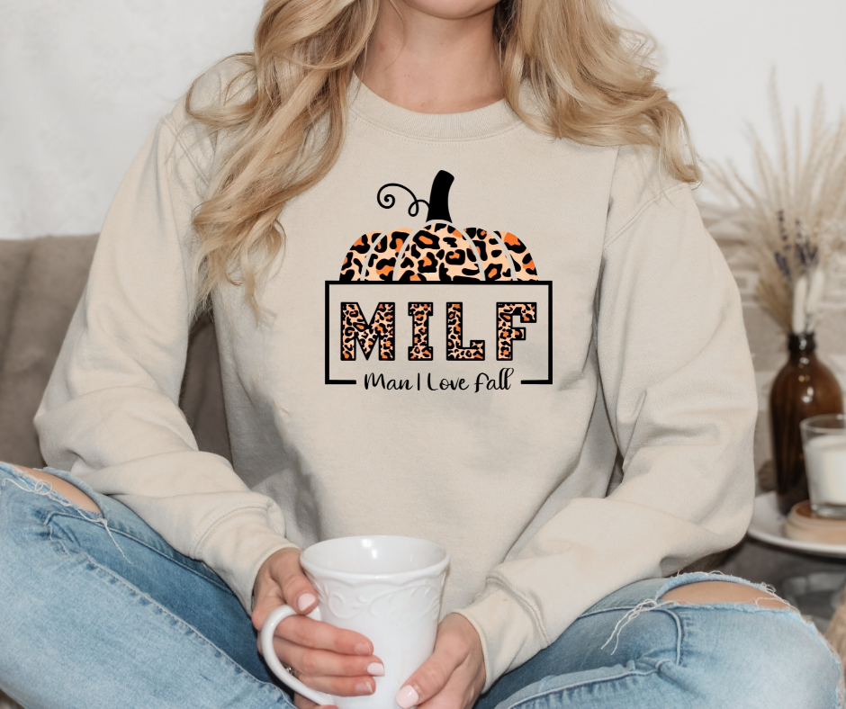 MIL Man I Love Fall Crewneck